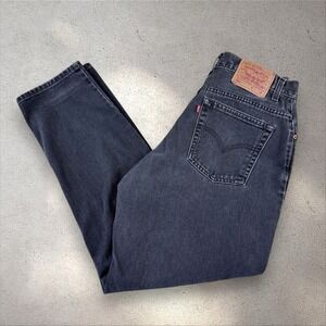 Vtg 90s Levis Jeans 550 Womens 14 (Fit 30x30) Relaxed Straight 90s Black‎ Baggy